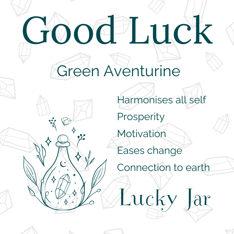Green Aventurine Crystal Jar