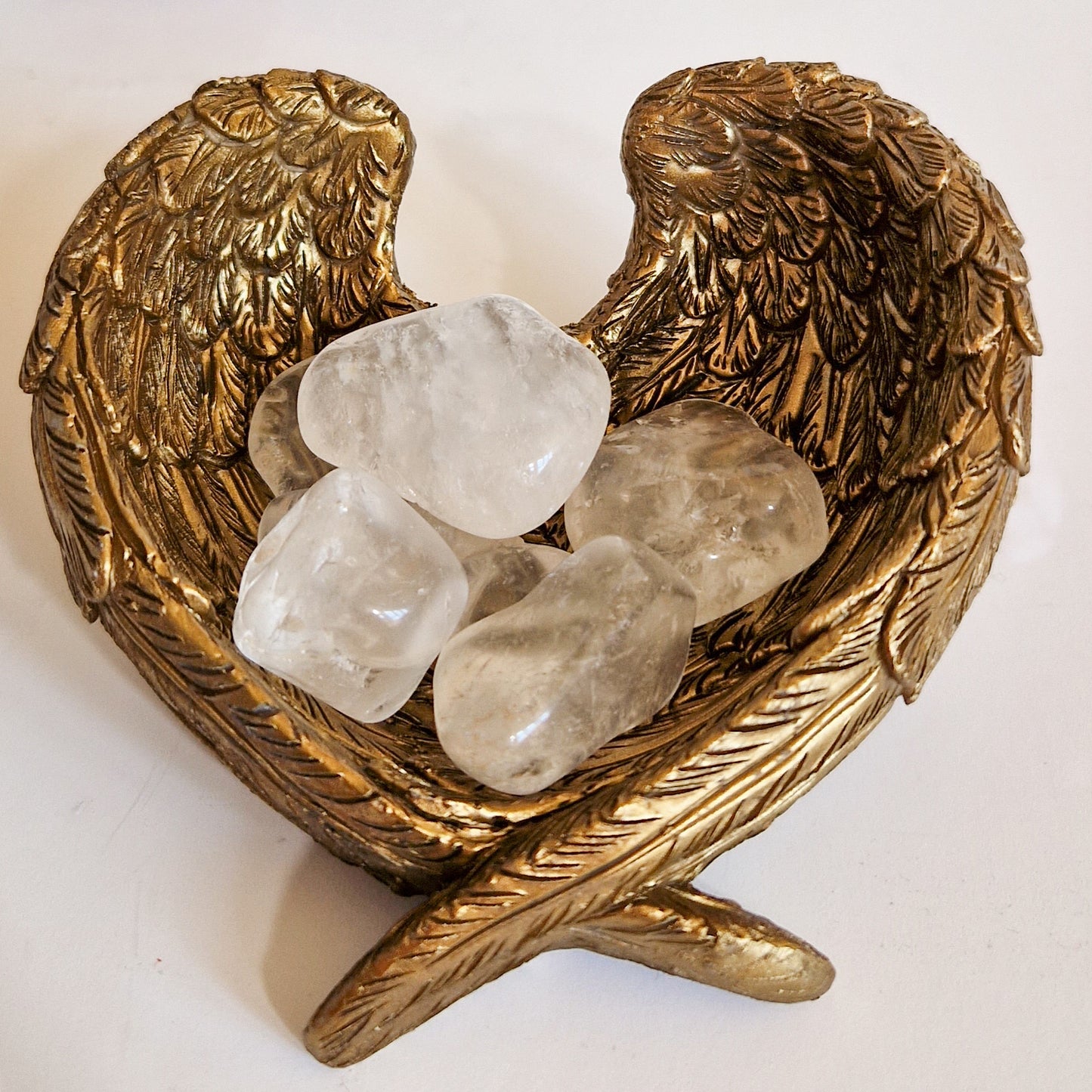 Angel Wing Dish - Antique Gold