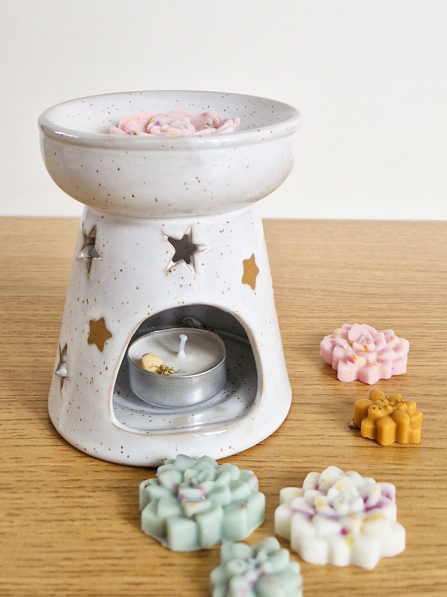 White Starry Wax Melt warmer