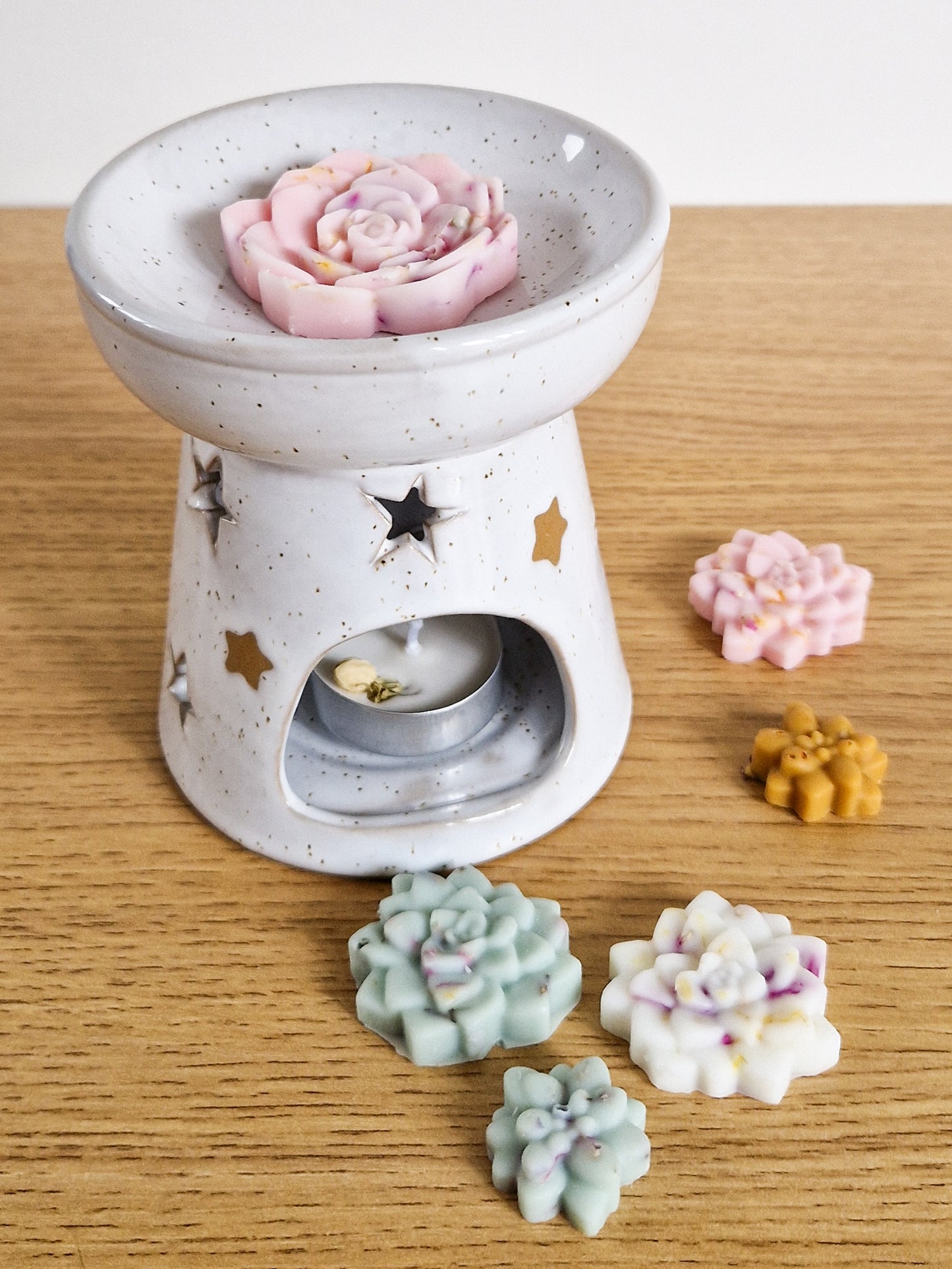White Starry Wax Melt warmer