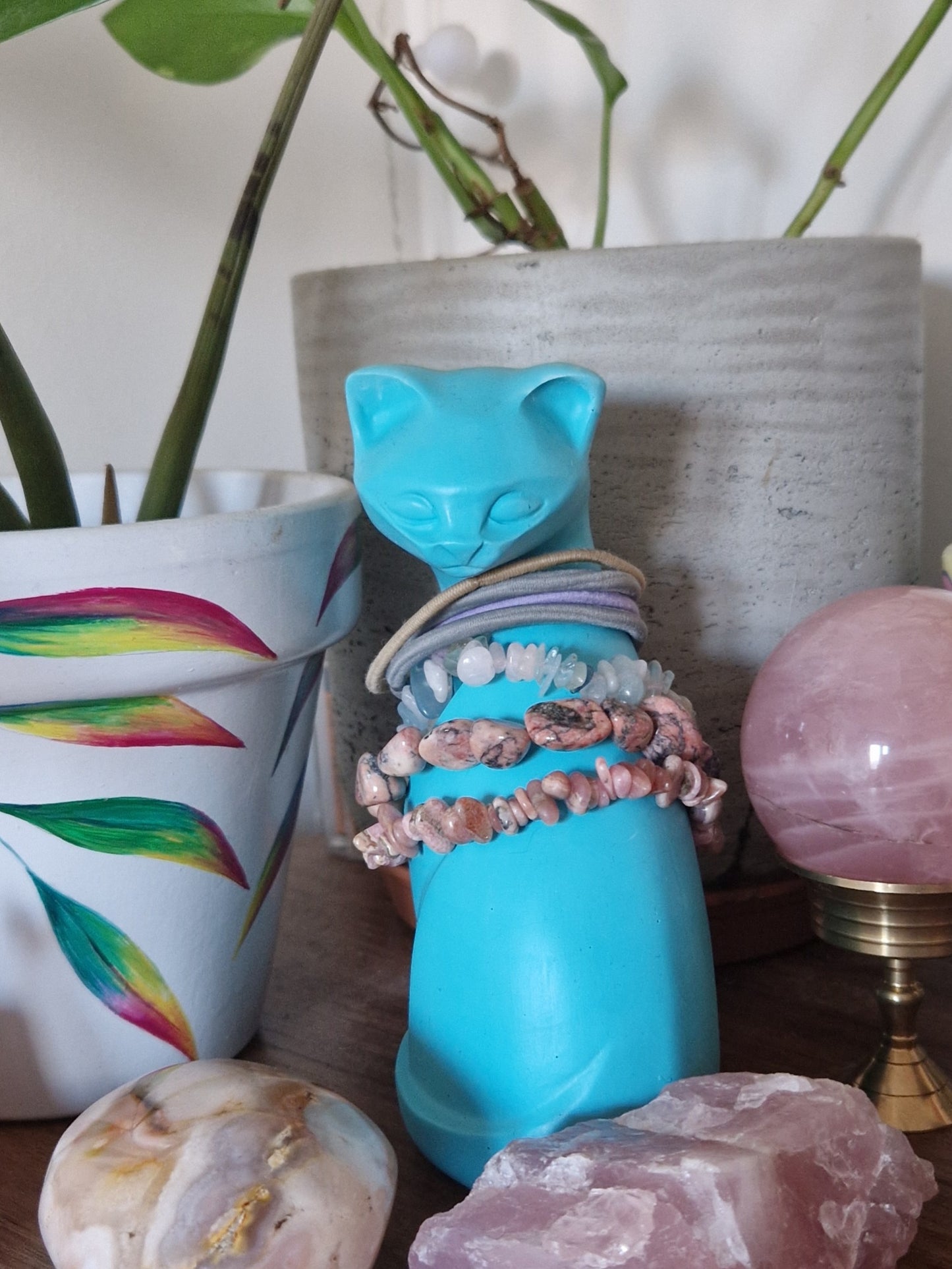 Resin Cat Statue