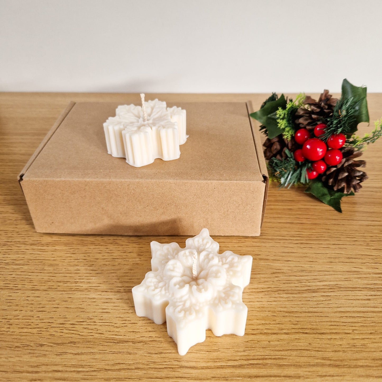 Snowflake Candle