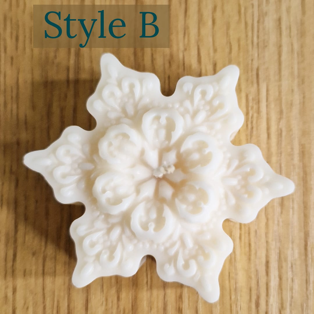 Snowflake Candle
