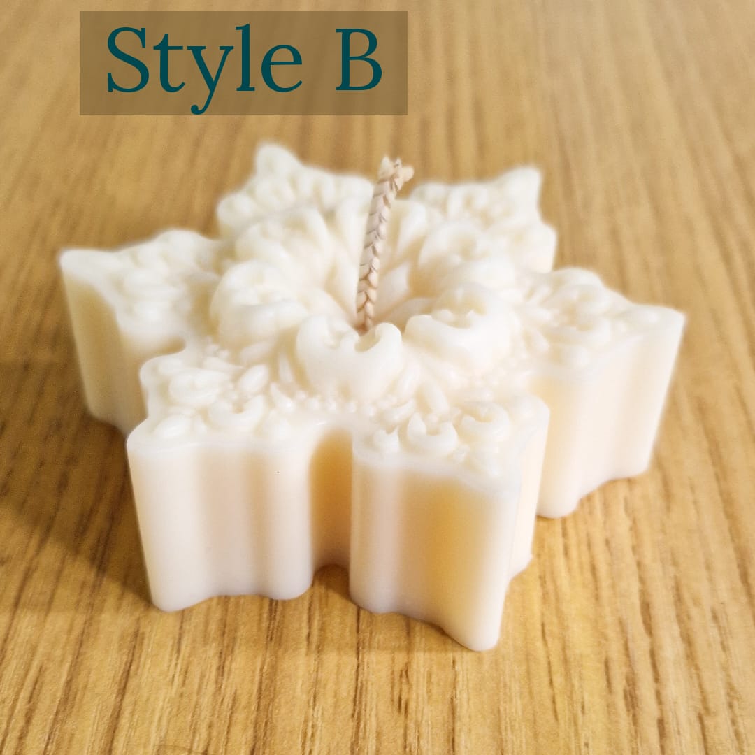Snowflake Candle