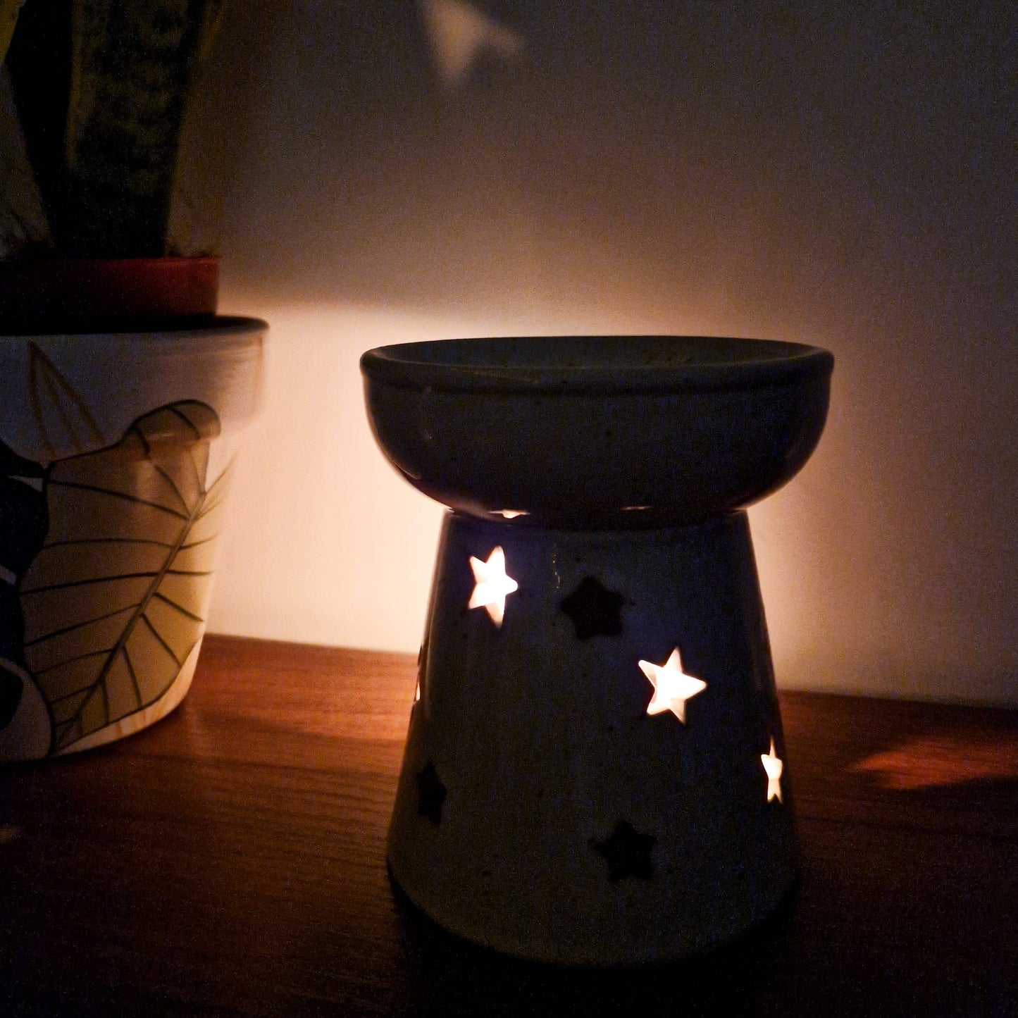 White Starry Wax Melt warmer