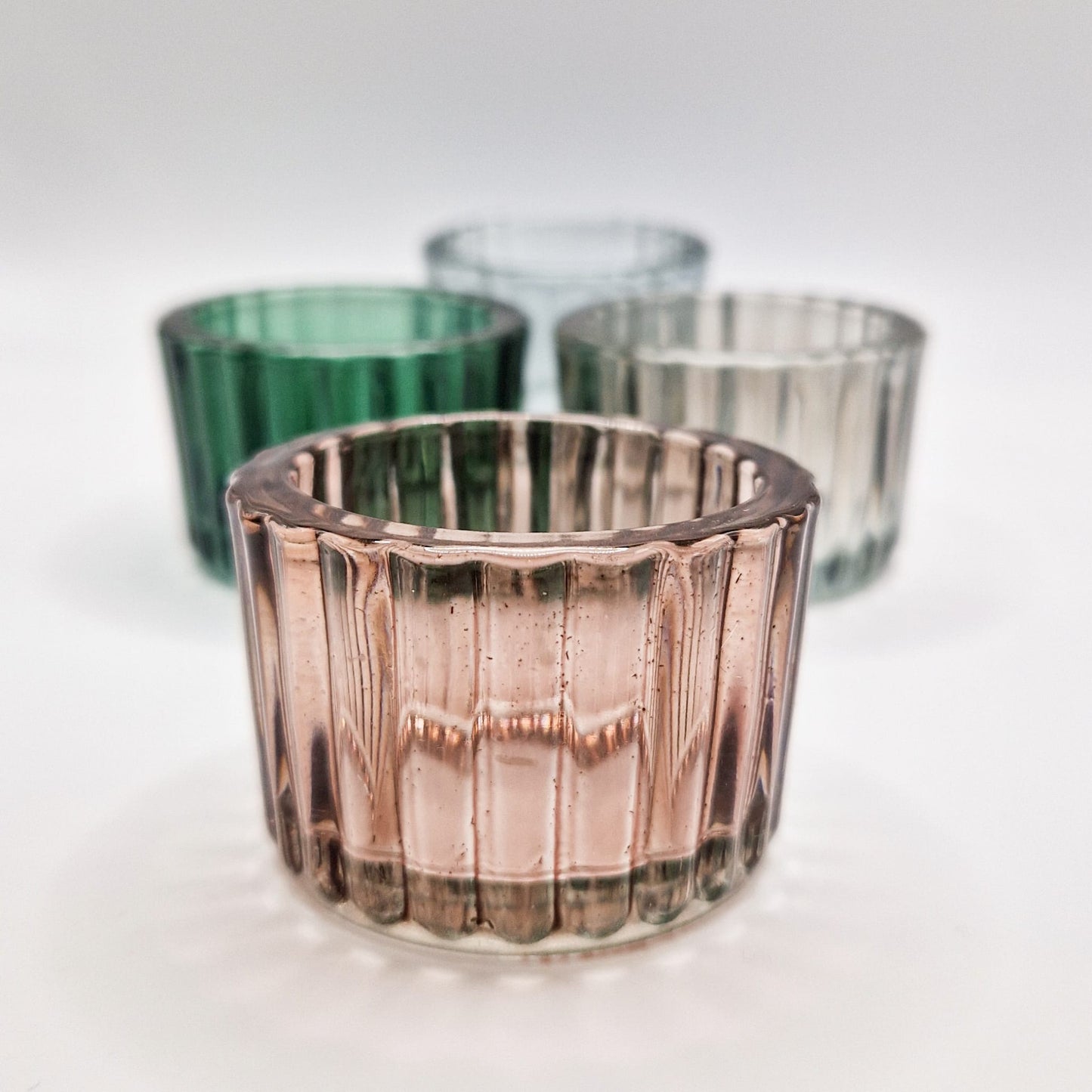 Small Glass Tealight Candle Holder