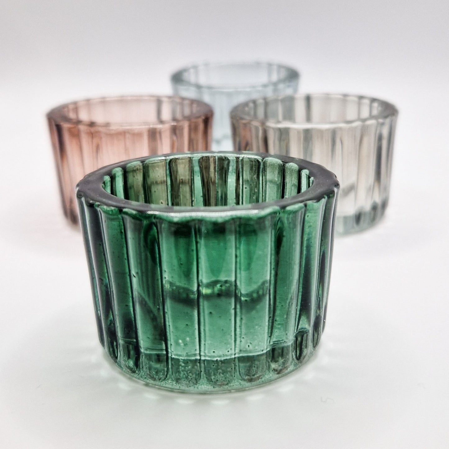 Small Glass Tealight Candle Holder