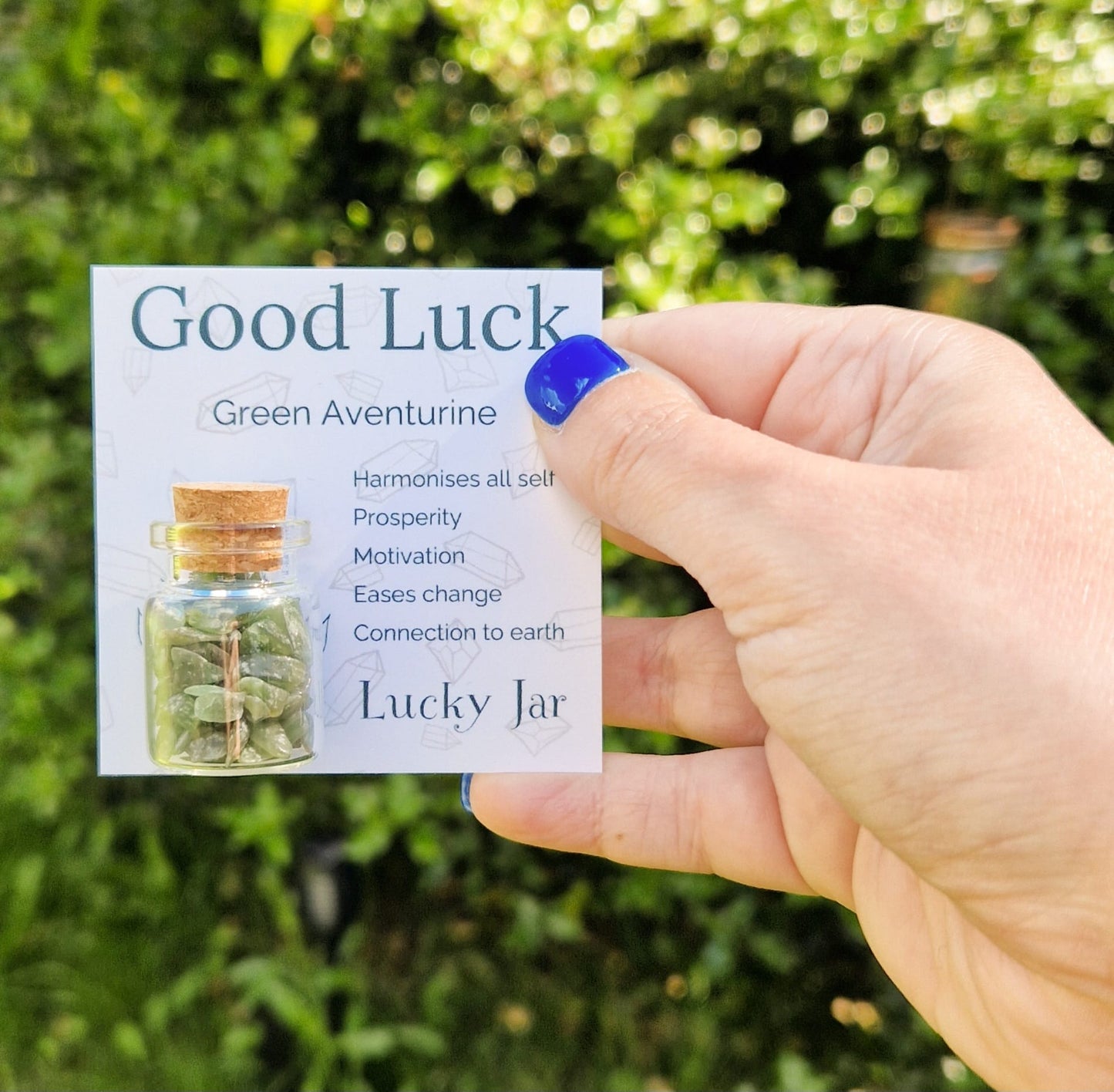Green Aventurine Crystal Jar