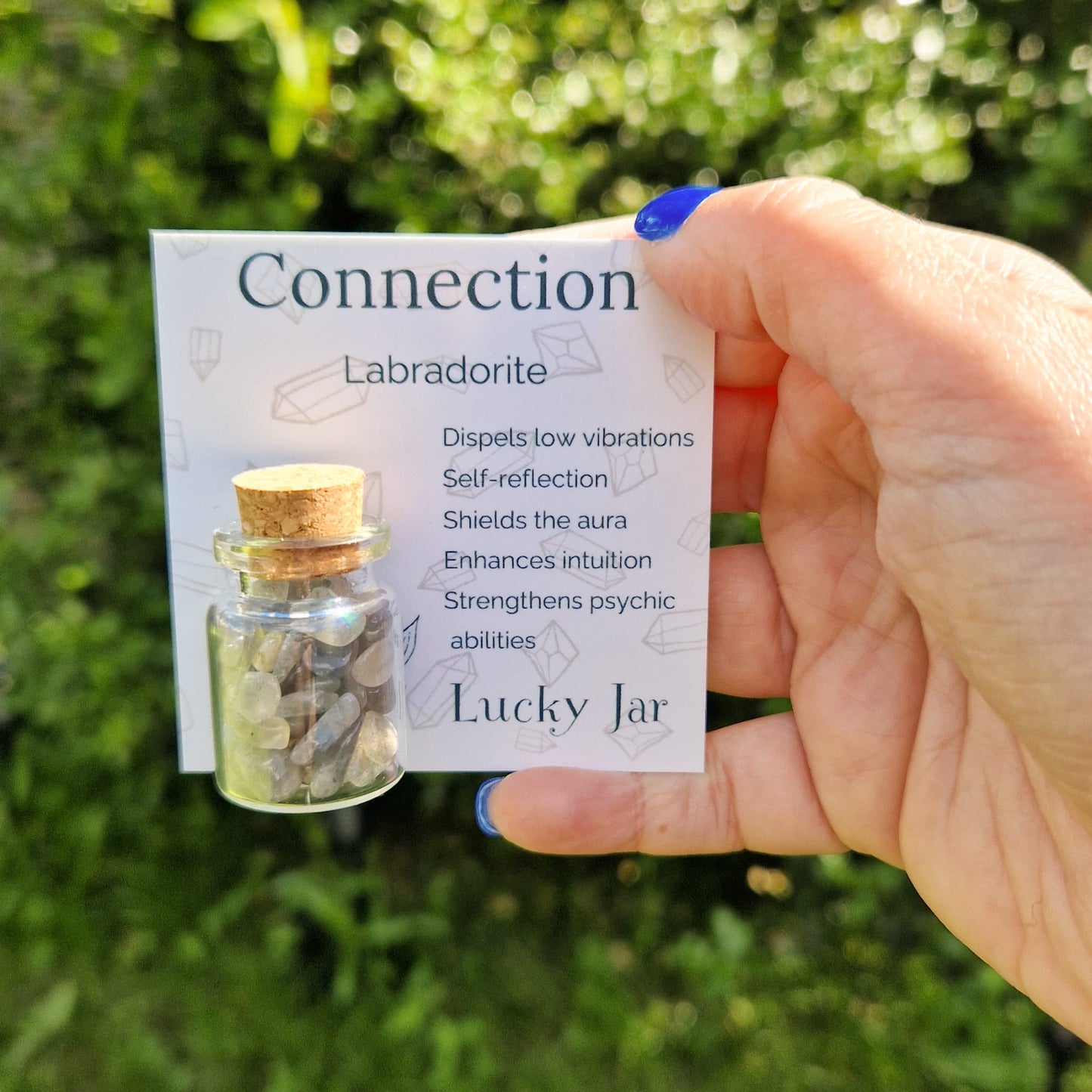 Labradorite Crystal Jar