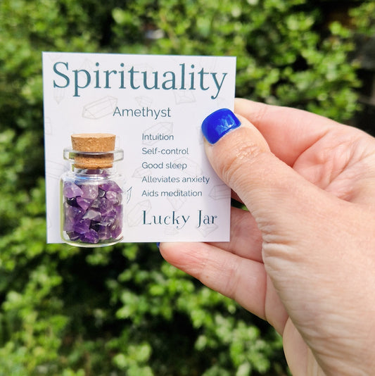 Amethyst Crystal Jar