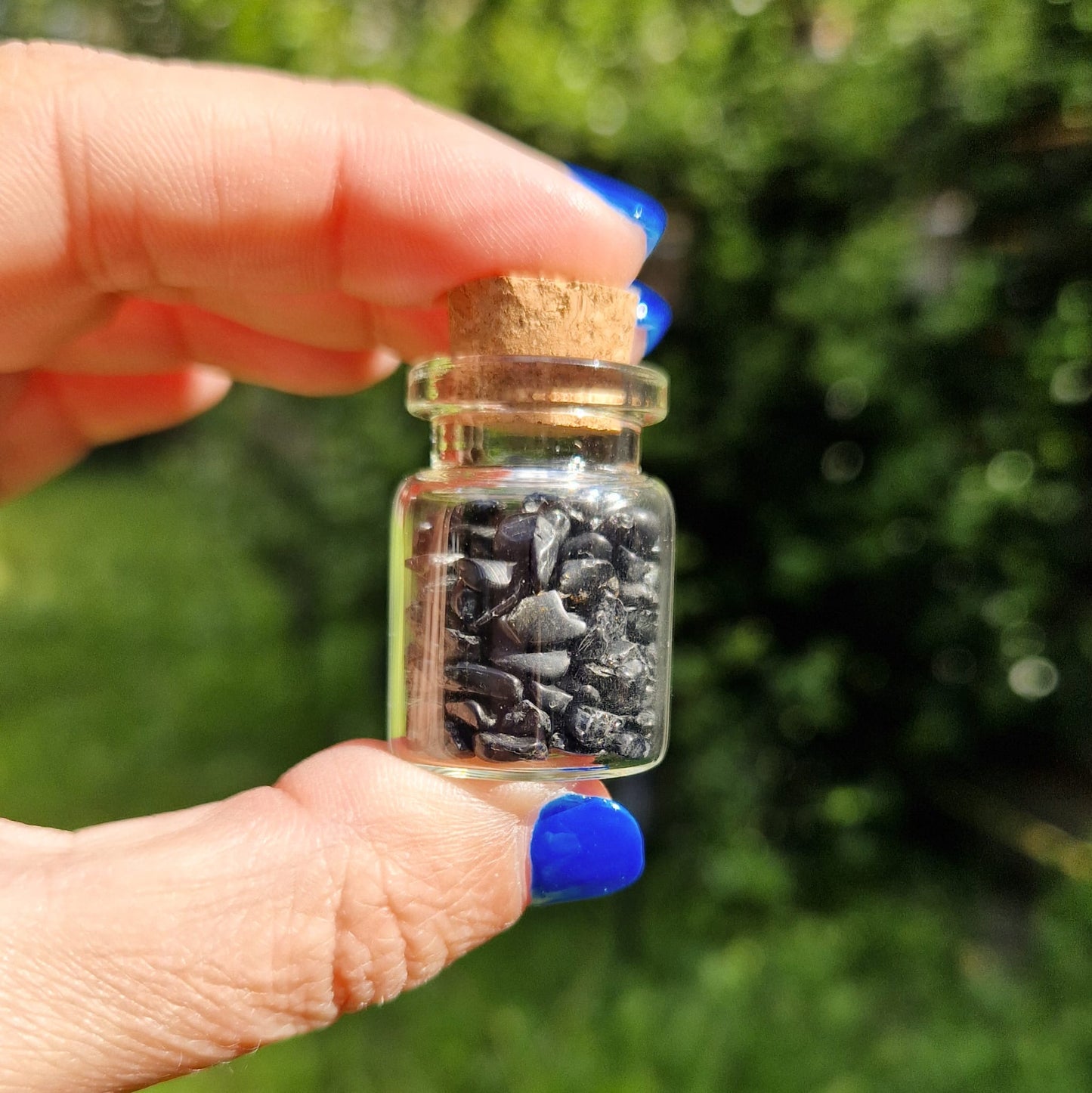 Black Tourmaline Crystal Jar