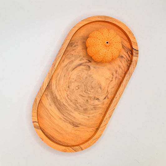 Oval incense holder