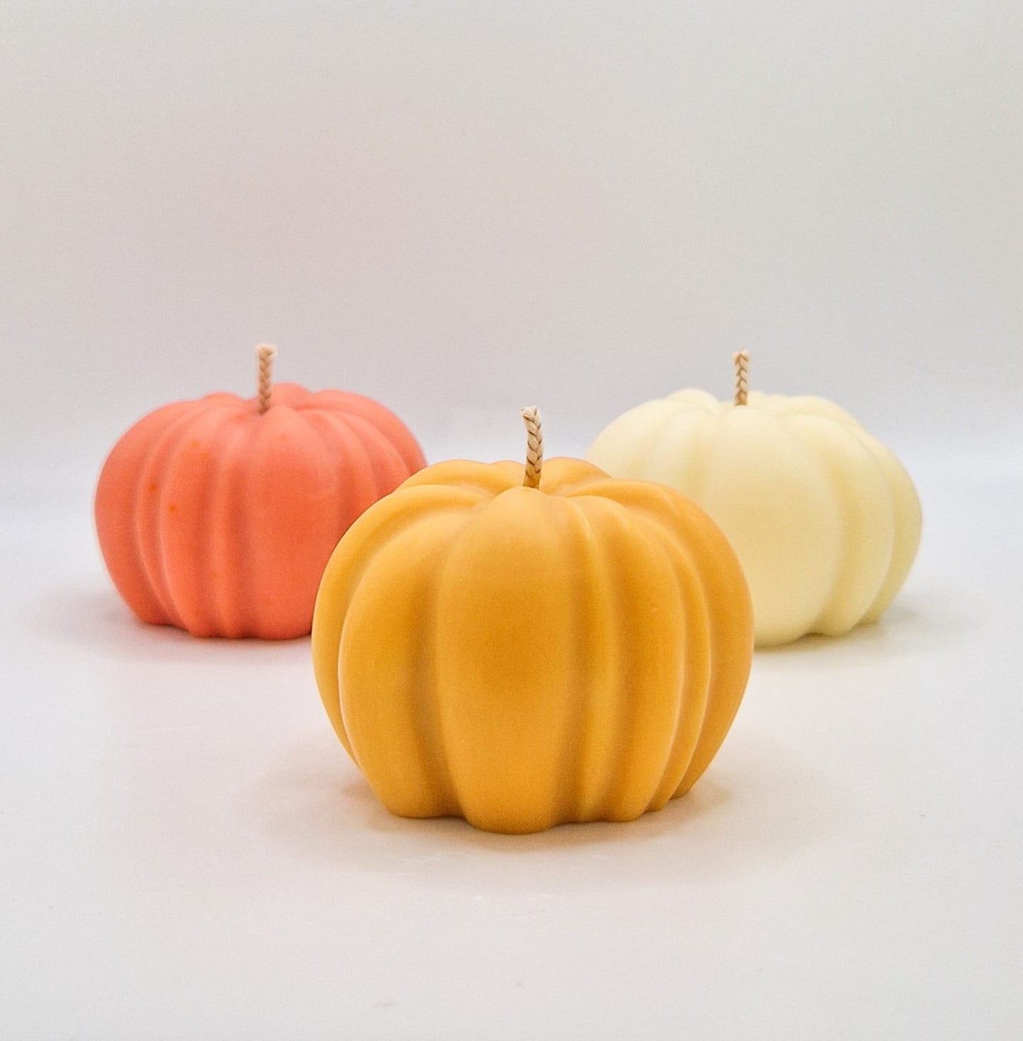 Pumpkin Shaped Candle