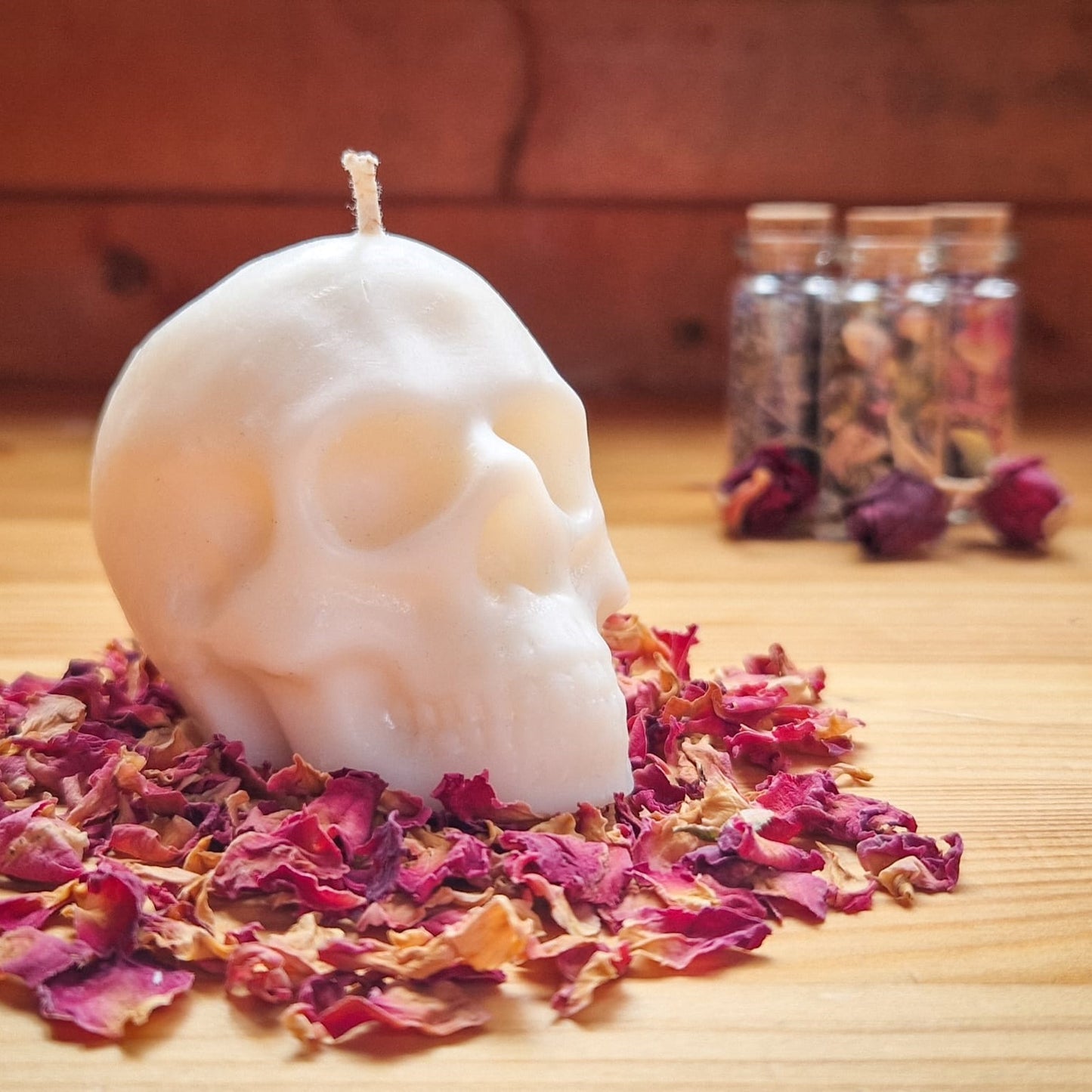 Skull Shaped Candle