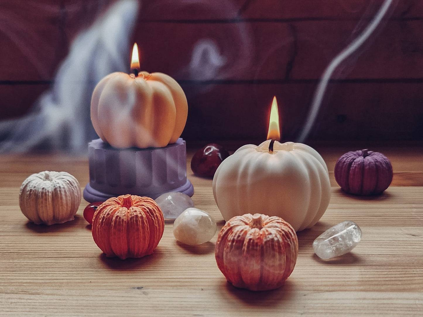 Pumpkin Shaped Candle
