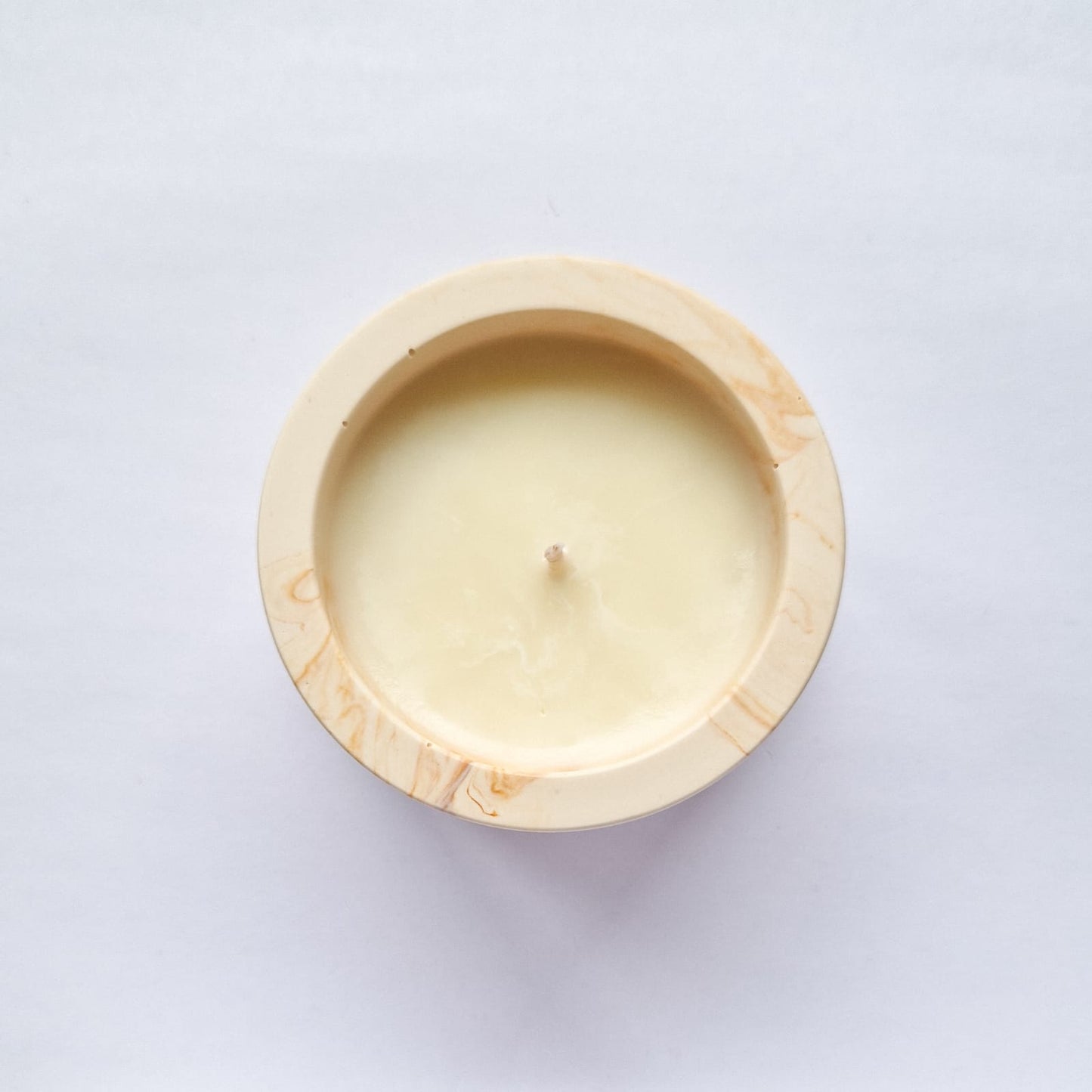 Peach Marble - Sweet Fig Scented Candle (100g net)