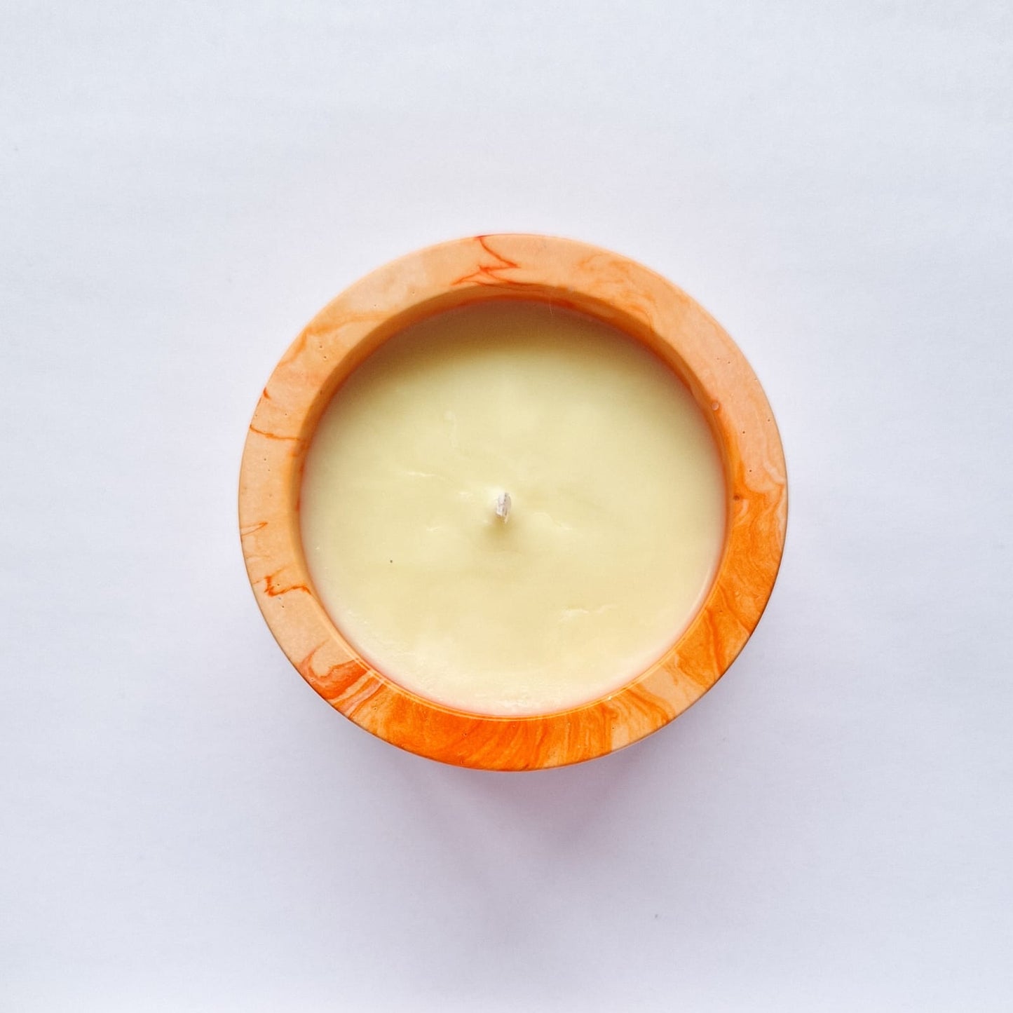Orange Marble - Spiced Orange Scented Candle (100g net)