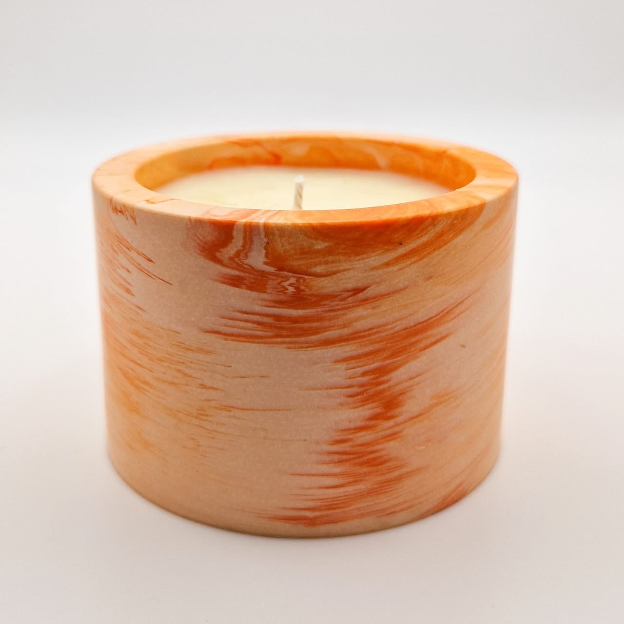Orange Marble - Spiced Orange Scented Candle (100g net)
