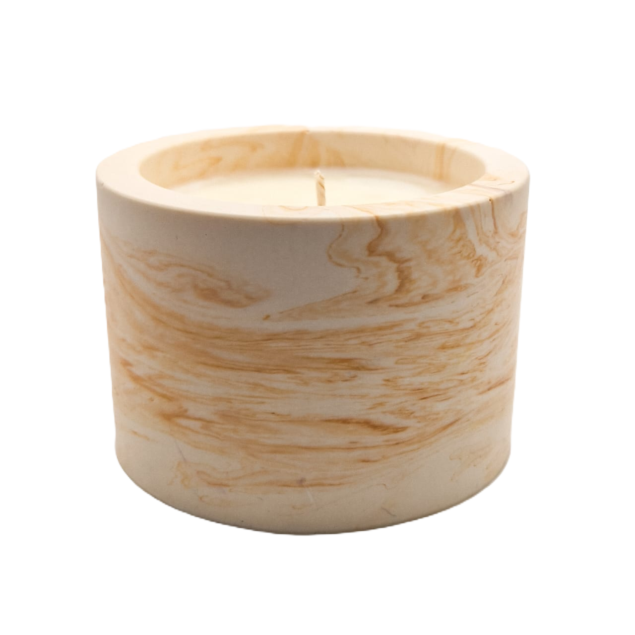 Peach Marble - Sweet Fig Scented Candle (100g net)