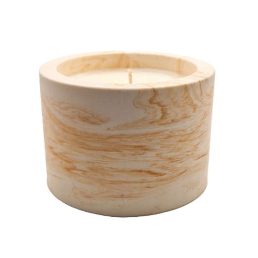 Peach Marble - Sweet Fig Scented Candle (100g net)