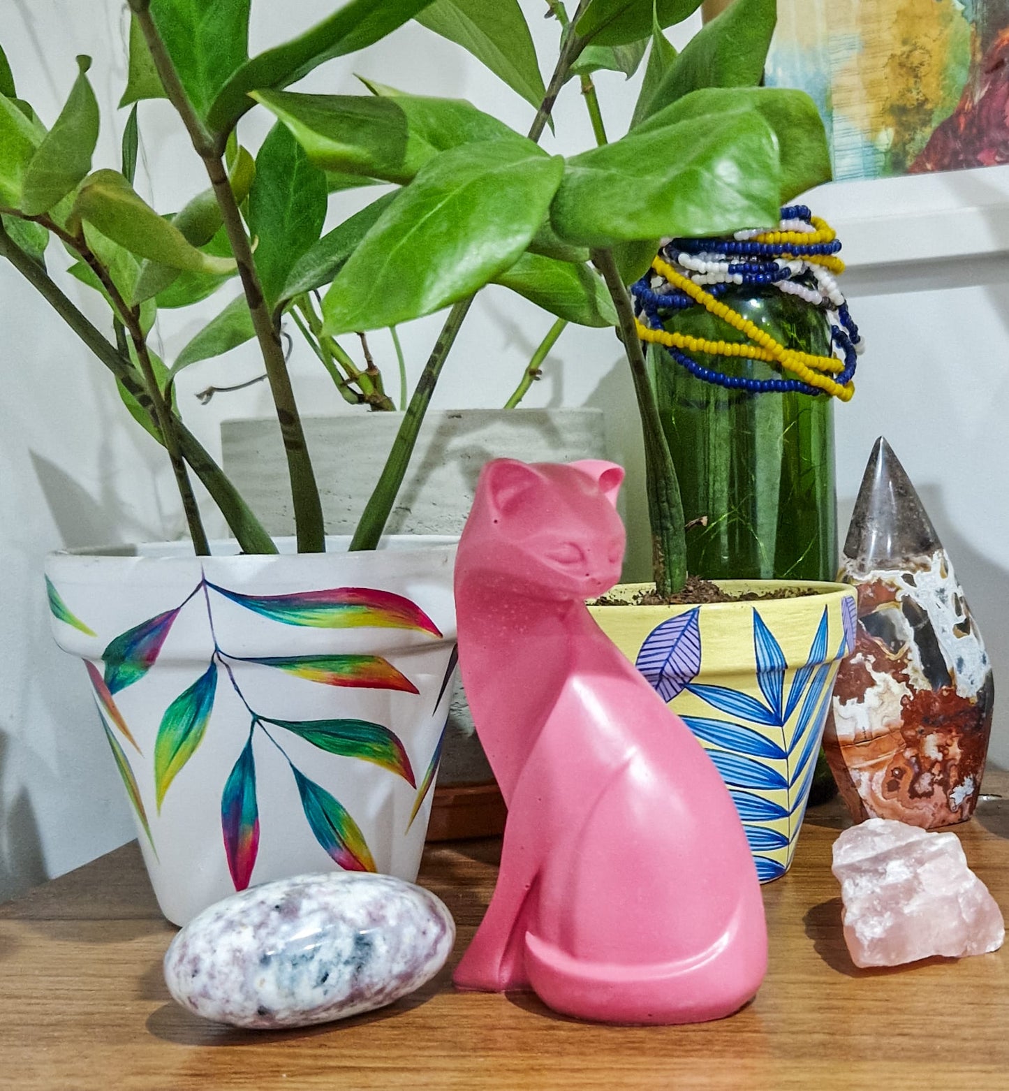 Resin Cat Statue