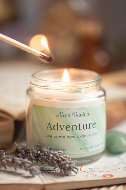 "Adventure" - scented candle