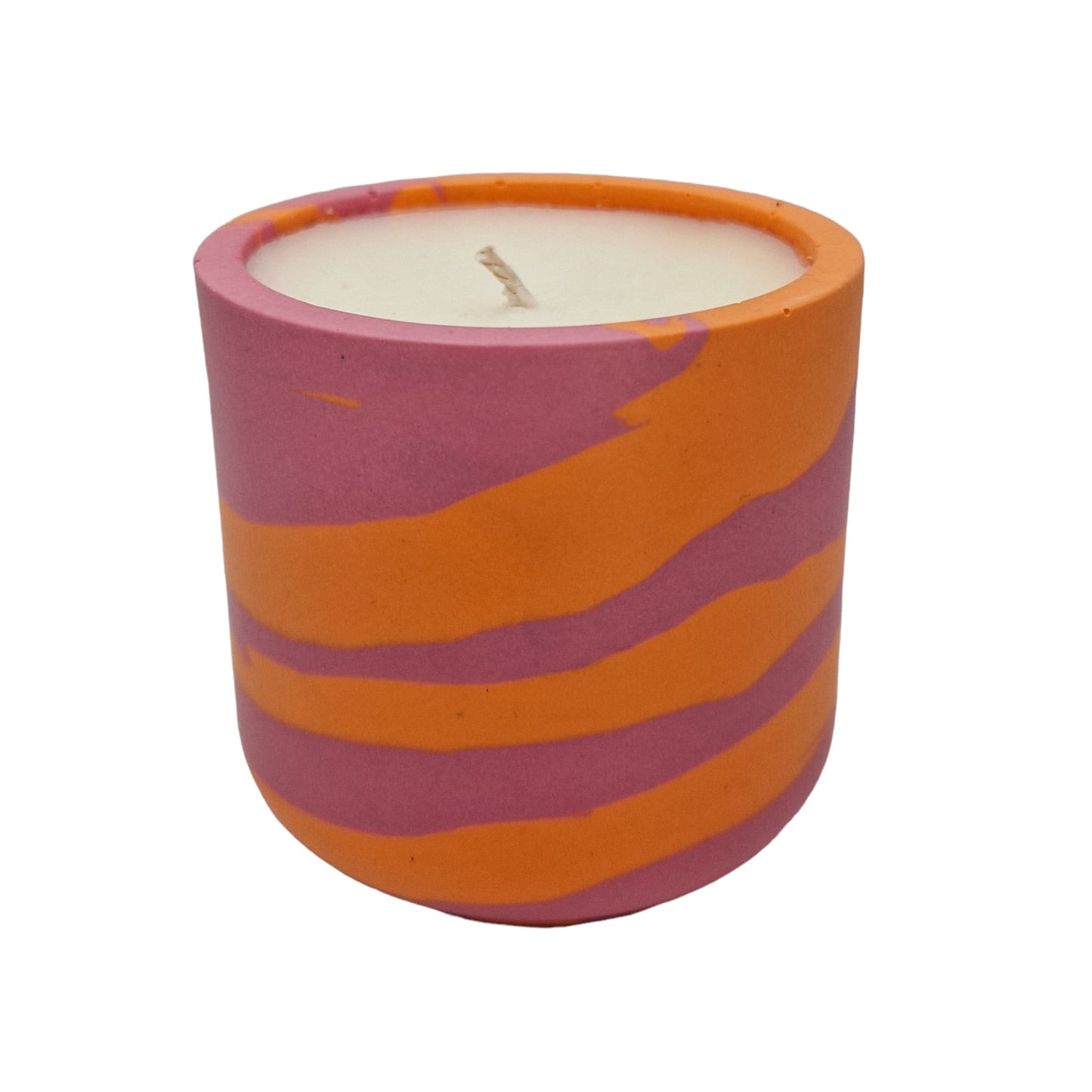 Pink and Orange twist - Strawberry Scented Candle