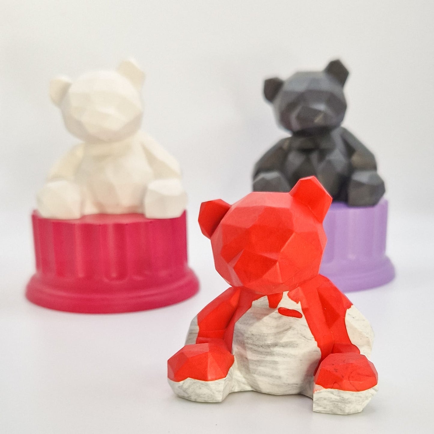 Resin Bear Trinket Holder