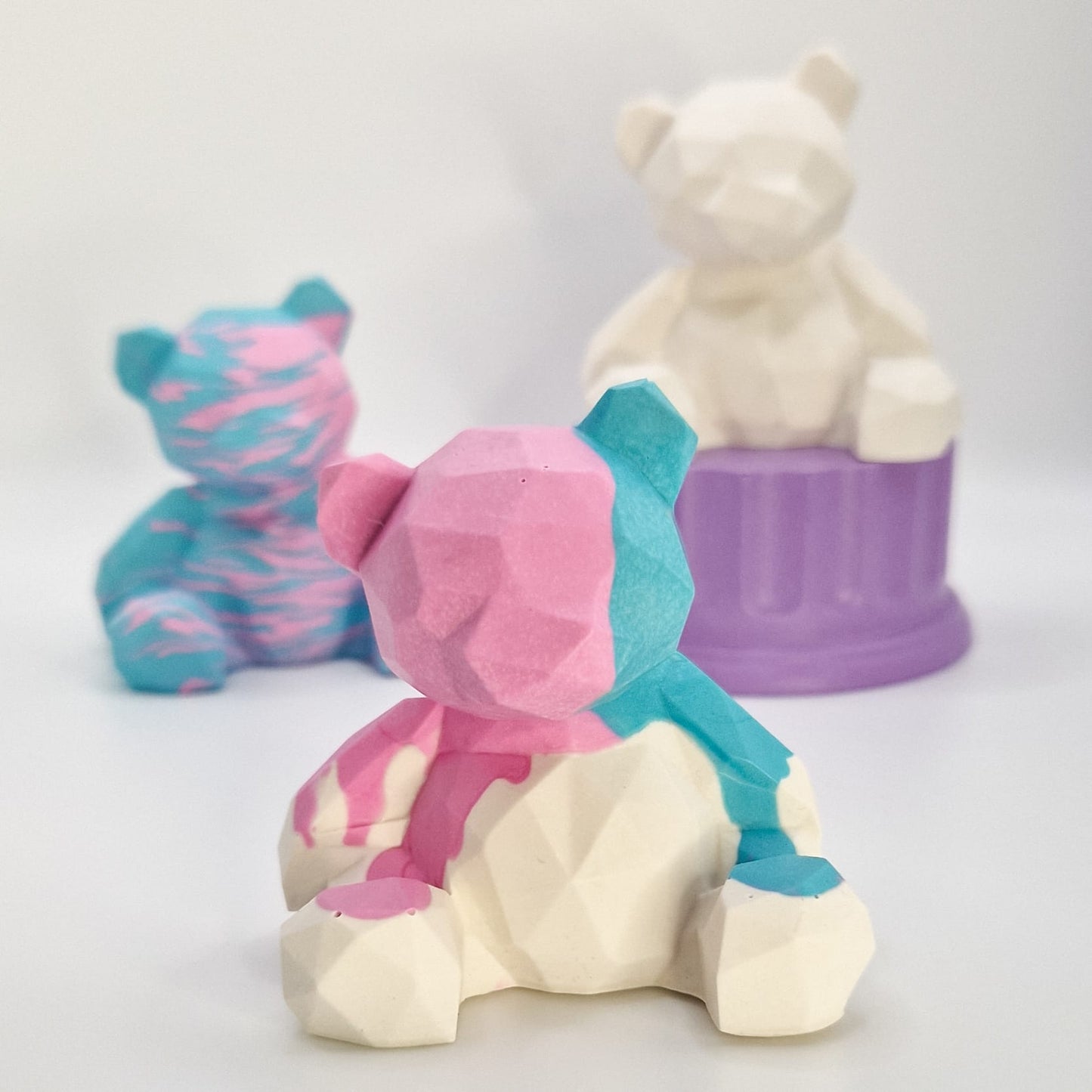 Resin Bear Trinket Holder