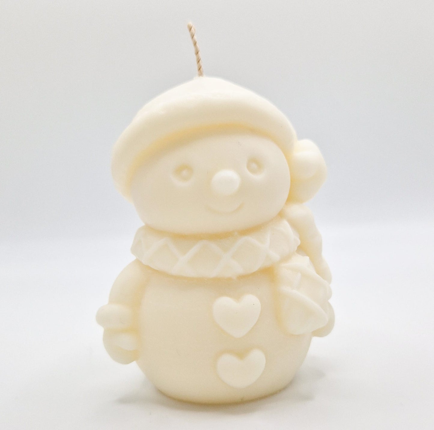 Snowman Shaped Christmas Candle