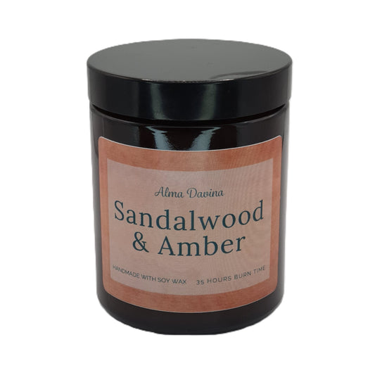 Sandalwood & Amber Candle