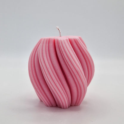 Swirl Shaped Candle - Scented