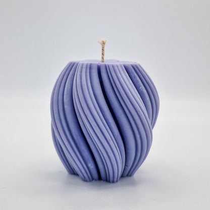 Swirl Shaped Candle - Scented