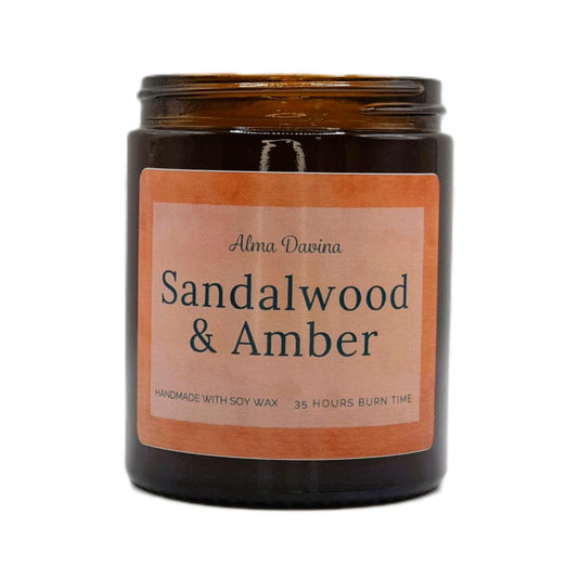 Sandalwood & Amber Candle