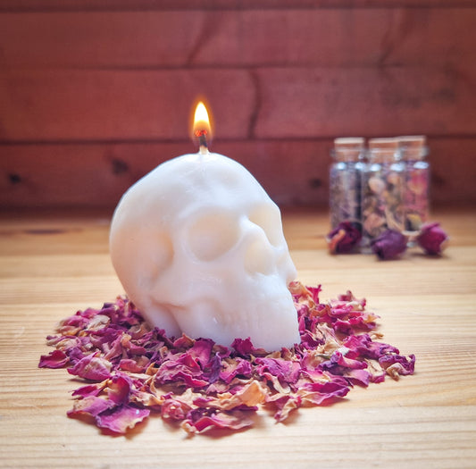 Skull Shaped Candle